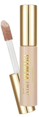 Flormar Stay Perfect Concealer - Flüssig-Concealer mit Jumbo-Applikator – Hohe Deckkraft & cremige Textur gegen Augenringe, Rötungen & Unreinheiten – 7 Light Beige
