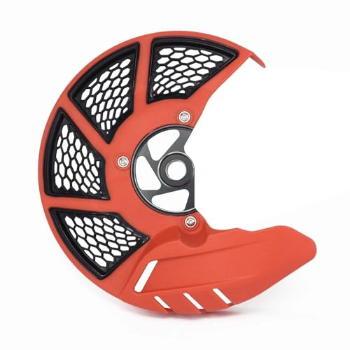 ZIXMJ [Replacement] Motorrad-Bremsscheibenschutz for KTM EXC EXCF SX SXF XC XCF 125 150 200 250 300 350 400 450 500 525 530 2015–2022 (Orange)