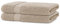 BANANALU Lot de 2 serviettes d'invité 50 x 100 cm 100 % coton Taupe
