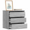 BOWEKAM Home & Garden-Eckkommode Grau Sonoma 60x41x58cm Holz-Möbel Wahl