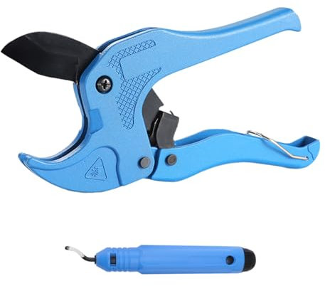 Juego de Cortatubos de 0-42 mm, Robusto y Fácil de Usar, Cortatubos PVC, Aplicaciones Versátiles, Cortatubos Cobre, para Acero Inoxidable, Plástico, Tubos de Cobre, Aluminio (Azul)