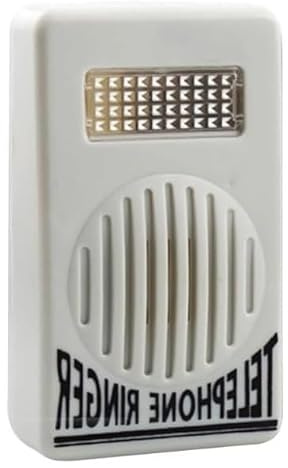 Weißer Telefonklingelverstärker, Klingel, extra lauter Telefon/Telefonklingel, Sicherheit, klein in der Größe und geringes Gewicht, Telefone und Zubehör, Festnetztelefone