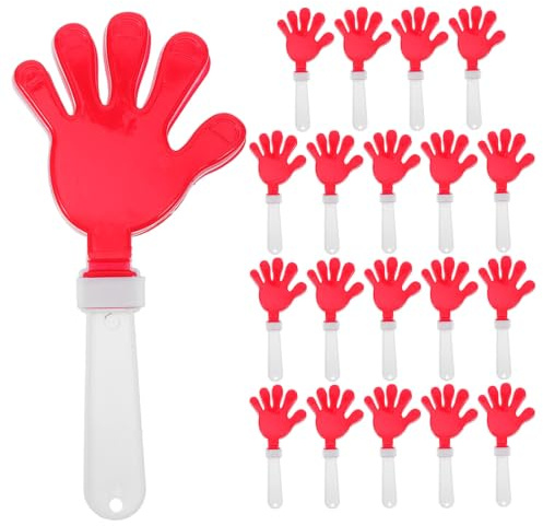 WRITWAA 20 st handklappare, : handljudbräda, cheerleader, festgåvor för sport, publikapplåder, liveuppträdande