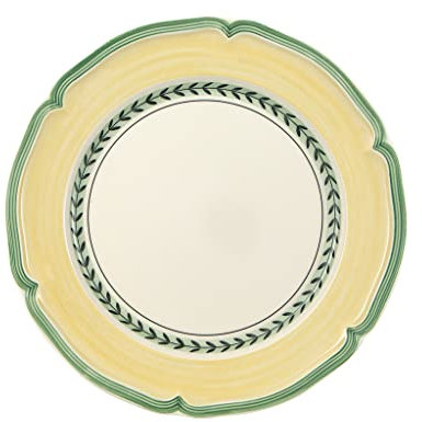 Villeroy & Boch 10-2283-2620 French Garden Vienne Assiette Plate Porcelaine Jaune 29,2 x 29,2 x 8,5 cm
