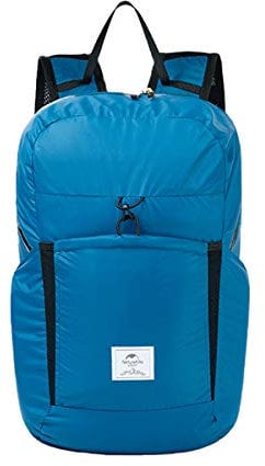 Naturehike Ultra Leichtes Packbar Wasserdicht Wandern Daypack, Kleiner Rucksack Dauerhaft Handliche Faltbare Perfekt für Klettern Camping Rucksack Radfahren(Blau 25L)