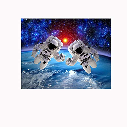 Fototapete Selbstklebend Astronaut 200x140cm Wandgemälde Wand Dekoration Schlafzimmer Tapete