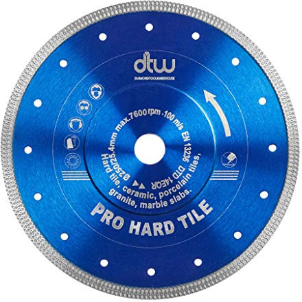 DTW Pro Hard Tile Diamond Blade 250mm x 20mm