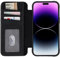 Case-Mate Custodia a portafoglio in vera pelle compatibile con Apple iPhone 14 Pro [protezione contro le cadute da 3 m | Anello magnetico integrato con scomparti per soldi e carte di credito | Pelle