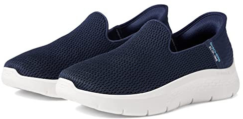 Skechers Hands Free Slip-ins Go Walk Damenschuhe mit Flex-Technologie, Marineblau, 42 EU Weit