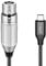 J&D USB C to XLR Microphone Audio Cable, Braided USB C to XLR Female Microphone Cable for Audio Recording, Dynamic Microphone, Compatible for iPhone 15/16 Series, MacBook, 1 Meter