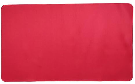 Jedaloke Playmat, 24 x 14 Gaming Mat Trading Card Game Pads with Playmat Bag(red-2mm)