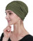 Alnorm Chemo Caps für Frauen Sommerhut Olivgrün