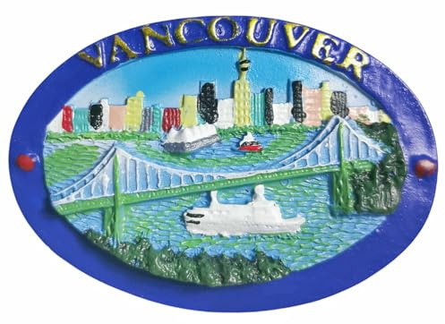 Vancouver Kanada Reise-Souvenirs 3D-Kühlschrankmagnet, Kühlschrankdekoration, Magnet