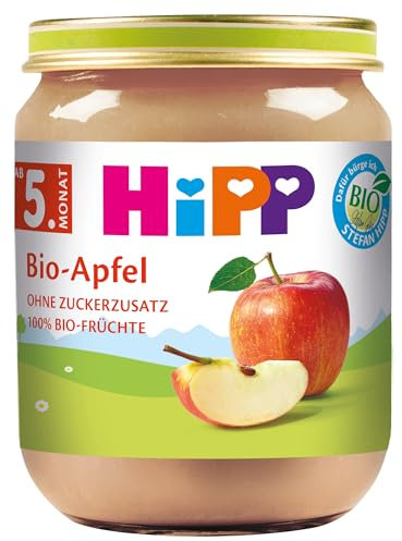 HiPP Früchte Bio-Apfel, 6er Pack (6 x 125 g)
