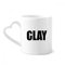 beatChong Ton Farbe Schwarz-Name Kaffeetasse Keramik Keramiktasse mit Herzen Griff 12 Unzen Geschenk