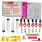 CYCEARTH Fahrrad Bremse DOT Öl Bleed Kit für Avid Sram Code 5 Code R Juicy Ultimate Elixir Formula Hayes Bngal Hope Quad Hydraulische Disc Werkzeuge (Kit B)