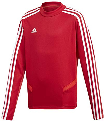 Adidas Kinder Trainingshemd TIRO19 TR TOPY, Rojpot/Blanco, 140 (9/10 años), D95939