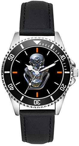KIESENBERG Geschenk Artikel für Motorrad Fahrer Fans Uhr L-20278