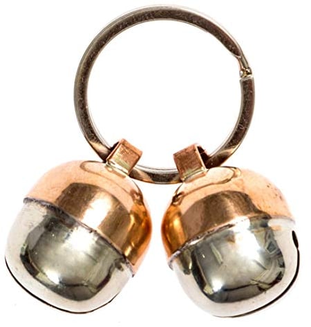 Beau's Bells 2 Extra Loud Cat & Dog Bells | Pet Tracker | Save Birds & Wildlife Handmade Copper (Large)
