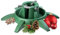 KADAX Weihnachtsbaumständer mit Wassertank, moderner Christbaumständer aus robustem Kunststoff für Bäume, Tannenbaumständer, Verschiedene Großen, stabil, grün (Baumhöhe bis 3,3m)