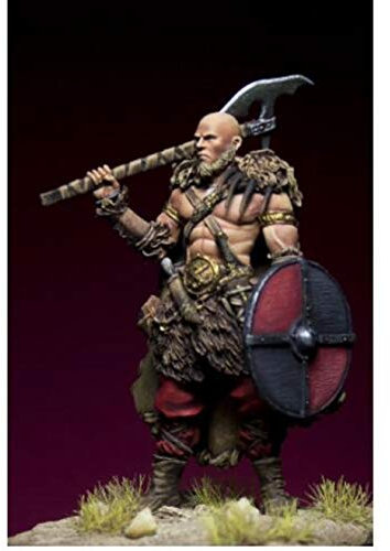 XINGCHANG 1/32 54Mm Barbar Mit Axt 54Mm Spielzeug Resin Model Miniature Kit Demontage Unlackiert