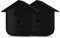 HOLACA Silicone Cover Skin Compatible with All New Blink Outdoor Camera -Waterproof Protective,Soft, Lightweight, Reliable, and Durable Silicone for Blink Outdoor Home Security Camera (Black 2Pack)