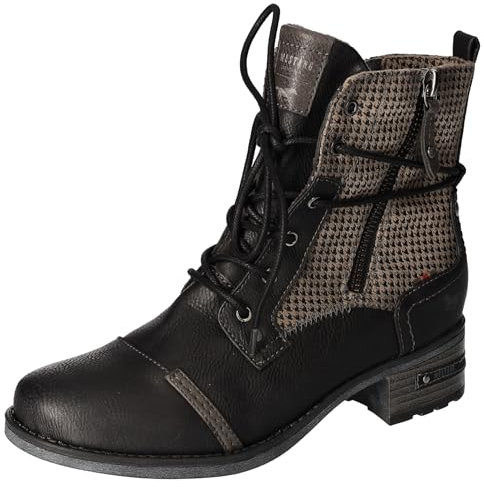 MUSTANG Bottine Femme 1229-510, Pointure:40 EU, La Couleur:Noir