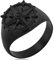 Akitsune Guidance Ring | Kompass Karte Nord Nautisch Ring Herren Edelstahl Designer Mattschwarz - US 7