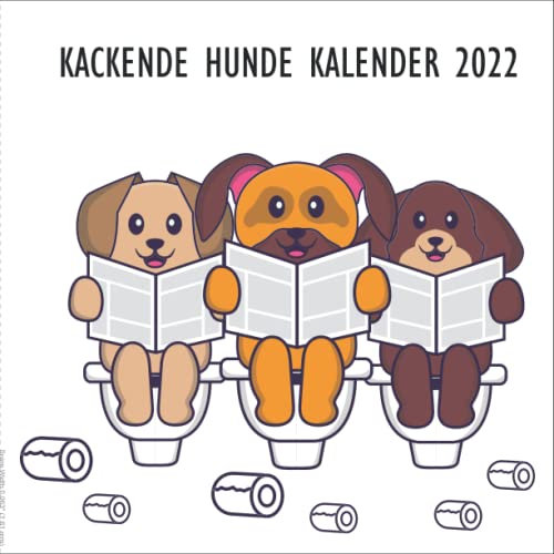 So viel Kacke! Kackende Tiere Kalender 2022: Das lustige Geschenk für Männer, Frauen, Freunde oder Kollegen zum Geburtstag oder Weihnachten
