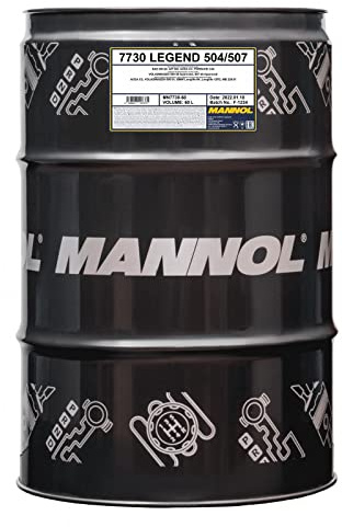 MANNOL Legend 504/507 0W-30 60 L