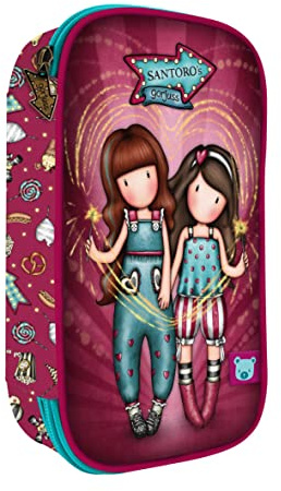 Santoro 1046GJ11 Faltbarer Federmäppchen, 45 Stück. Gorjuss Fairground Fireworks 12,5 x 22 x 6 cm, bunt