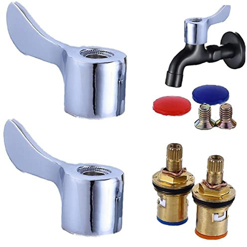 1/4 Turn Use Basin Sink Tap Reviver Faucet Handle Replacement Lever Conversion Kit for Kitchen Faucet Accessories