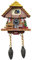 3D Kuckucksuhr Österreich Kühlschrankmagnet Tourist Souvenir Kühlschrank Magnetaufkleber Handbemalt