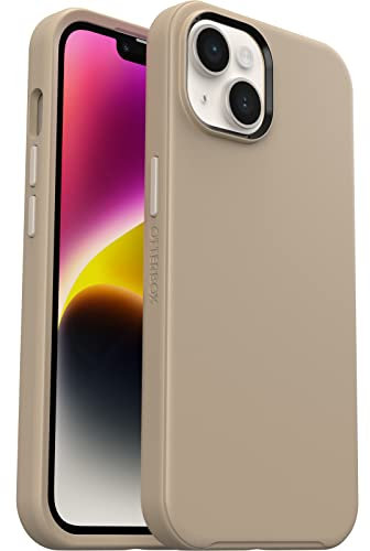 OtterBox Symmetry Case for iPhone 14/iPhone 13, Shockproof, Drop proof, Protective Thin Case, 3x Tested to Military Standard, Antimicrobial Protection, Beige