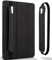 Goospery Pencil Holder Compatible with Apple Pencil (1st & 2nd Generation) Sling Sleeve PU Leather Pouch Case Pocket Accessories Elastic Band Fit iPad 8th 7th Mini 5th/Notebook/Tablets - Black