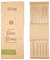 fiXte Reusable Glass Drinking Straws with Cleaning Brush Eco Friendly Party Summer Use Birthday Smoothie Milk Shake Clear Water Juice Straw Hot and Cold Drinks (Pack of 4)