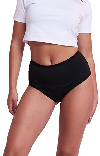 Periodenunterschwäsche Starke Blutung für Mädchen und Frauen Saugfähige Menstruationsunterwäsche Wochenbett und leichte Inkontinenz L