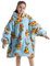 Ksnnrsng Kinder Tragbare Decken Übergroße Hoodie Sweatshirt Decken für Jungen Mädchen Teenager, Pullover Kapuzenpullover Oversized Tragbare Decke Weich Bequeme warmes (Pizza, 7-13 Jahre)