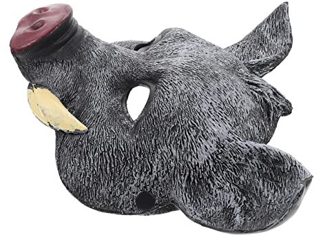 TOYANDONA Masque De Sanglier Demi Visage De Masques Tête Drôle Masques Demi Mascarade Masques Couverture De Visage De Carnaval Pour La Fête Pu Unique Accessoires Unité Centrale