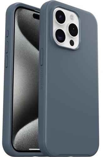 OtterBox Symmetry for MagSafe Case for iPhone 15 Pro, Shockproof, Drop proof, Protective Thin Case, 3x Tested to Military Standard, Blue