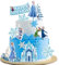 Frozen Kuchen Deko, 10 Stück Eiskönigin Figuren Tortendeko, Frozen Tortendeko, Geburtstag Torte Topper, Happy Birthday tortendeko, Kinder Torten Deko für Mädchen, zum Geburtstag, Hochzeit