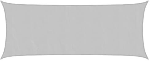 vidaXL Vela Parasole Grigio Chiaro 4,5x2 m 100% Poliestere Oxford