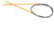 KnitPro Zing feste Stricknadeln – Rundstricknadeln 22,5 cm x 2,25 mm