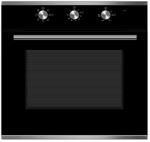 PKM Einbaubackofen EBO6-60AF | 6 Backofenfunktionen inkl. Airfry | 60 Liter Garraum | Timer | EEK A