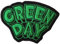 Green Day Dookie Woven Logo Iron On Patch (One Size) (Black/Green)