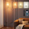 Buyya Smart Stehlampe Wohnzimmer, 12W Dimmbar LED Stehlampe mit APP und Fernbedienung, E27 Standleuchte mit Lampenschirm und Fußschalter, Stehleuchte mit 3 Farbtemperaturen 2700-6500K für Schlafzimmer