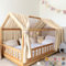 lilimaus Hausbett Himmel [in 12 Farben] Betthimmel Hausbett aus 100% Baumwolle Musselin - Stoffhimmel für Hausbett Deko Mädchen & Jungen - Himmel für Hausbett Kinder - Bett Vorhang Kinderbett