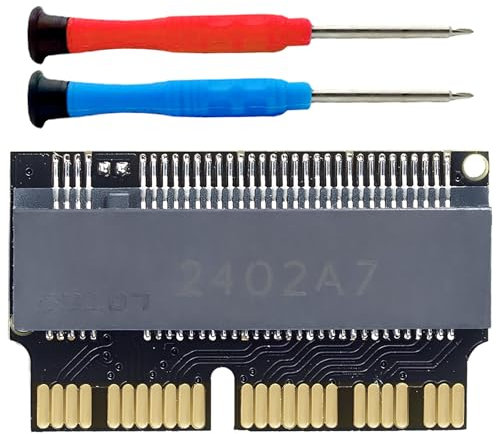 M.2 NVMe SSD Adapter Card for Upgrade MacBook Air(2013-2017 Year) and MacBook Pro(Late 2013-2015 Year) iMac(2013-2019) Mac pro(2013) Mac Mini(2014)