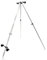 Brandungsrutenhalter - Aluminium Tripod für 2 Brandungsruten - Brandungsdreibein Ruten-Halter – Teleskop Ruten-Ständer, Dreibein Rutenhalter, Rutenhalter Brandungsangeln 110-180cm