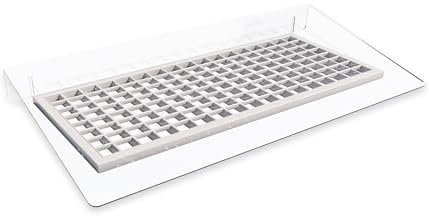 EH Design Lichtschachtabdeckung – Regenschutz aus Acryl – UV-beständig & wetterfest – Kinderleichte Montage & Reinigung – 100% Schutz vor Regen & Schmutz – Made in DE (900x450x80 mm)